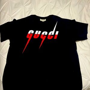 XXXL Black with the Gucci logo T-Shirt